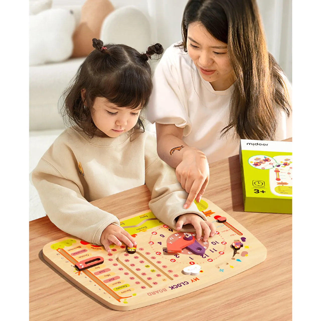 لوحة الساعة متعددة الاستخدامات من ميدير