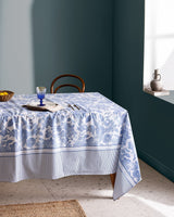 Madame Coco Nawelle Tablecloth – Modern Blue Table Linen for Everyday & Refined Dining