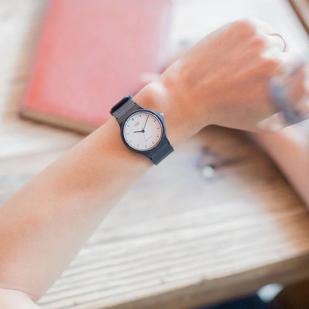 Casio Women's MQ24-7E Casual Watch With Black Resin Band