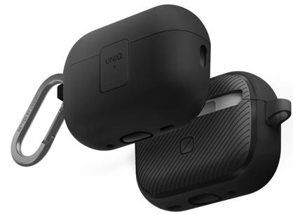UNIQ Clyde AirPods Pro 2Nd Gen Lock Case - Charcoal (Charcoal/Dark Grey)