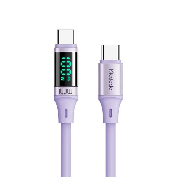 cdodo Type C to Type C Digital HD Cable - 1.8M 4K(purple)