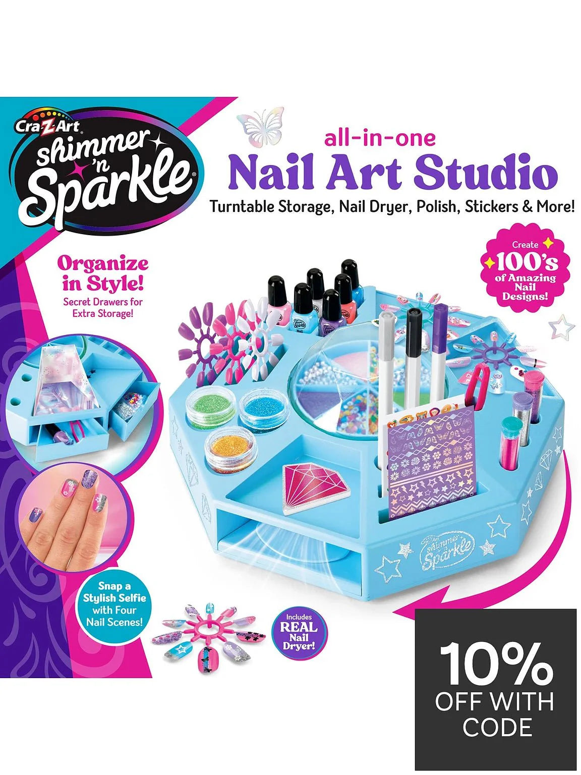 Shimmer N Sparkle – مجموعة مكياج Twist Up للأطفال