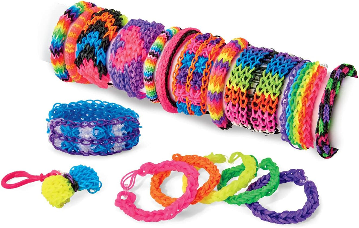 Cra-Z-Art – Super Cra-Z-Loom مجموعة صنع أساور مطاطية 6 صفوف
