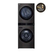 LG WashTower™ 17kg/16kg - AI Direct Drive, TurboWash 360°, Heat Pump Dryer, Black Stainless
