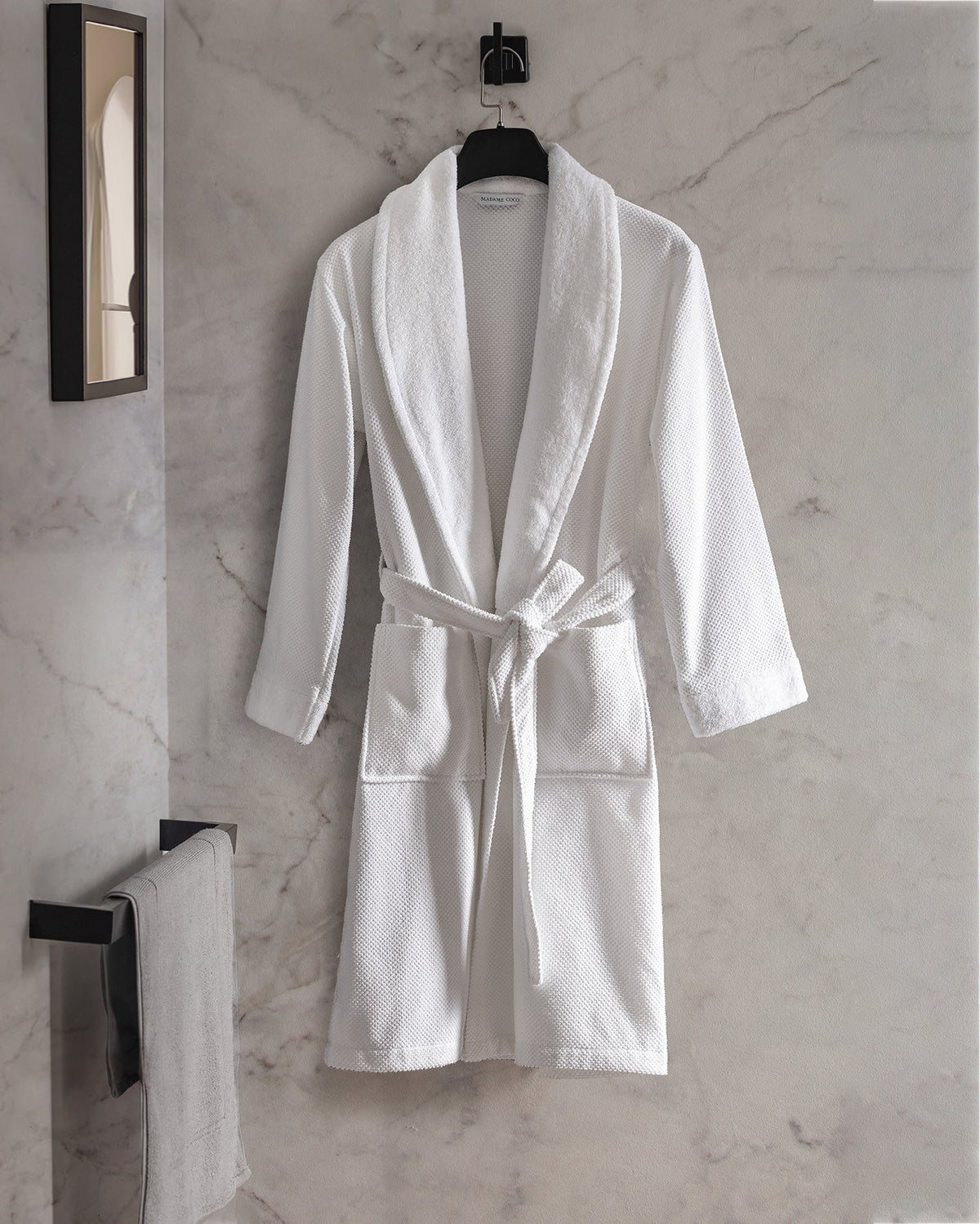 Riz Şalyaka Unisex Bornoz - Madame Coco JO