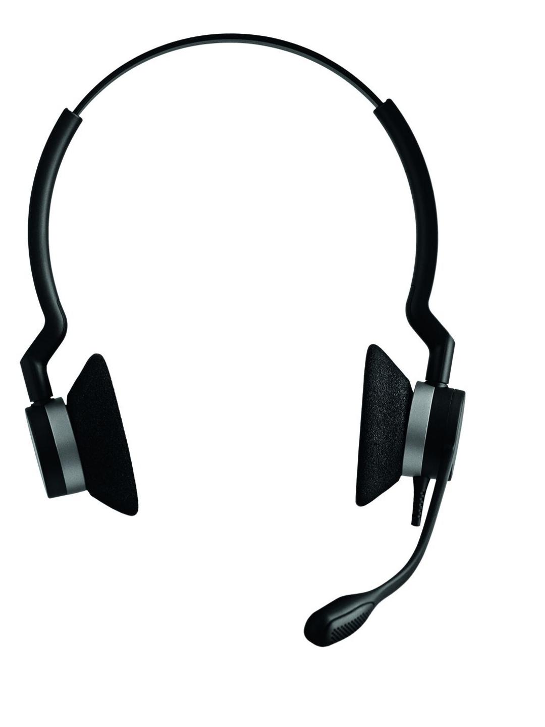 Jabra BIZ 2300 QD Duo Headset – Binaural, Noise-Canceling Mic, 360° FreeSpin Boom, Wideband | Office