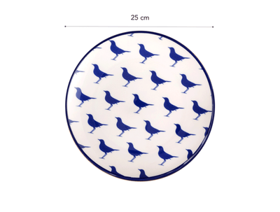 Rêve Bleu Sérénité Dessert Plate 25 Cm - Madame Coco JO