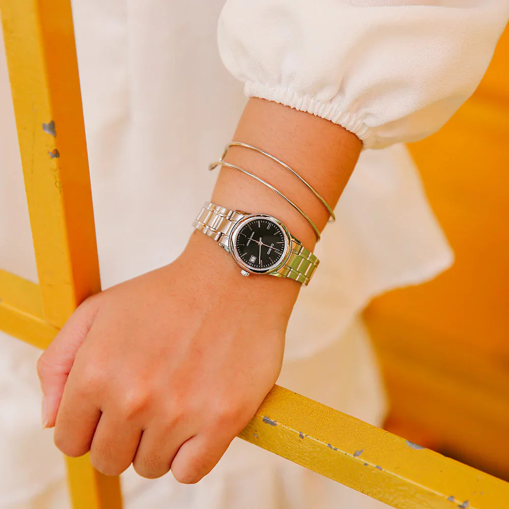 CASIO LTP-V002D-1A WOMEN WATCH