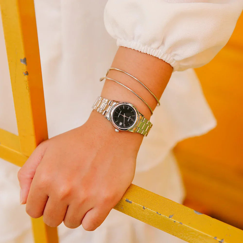 CASIO LTP-V002D-1A WOMEN WATCH