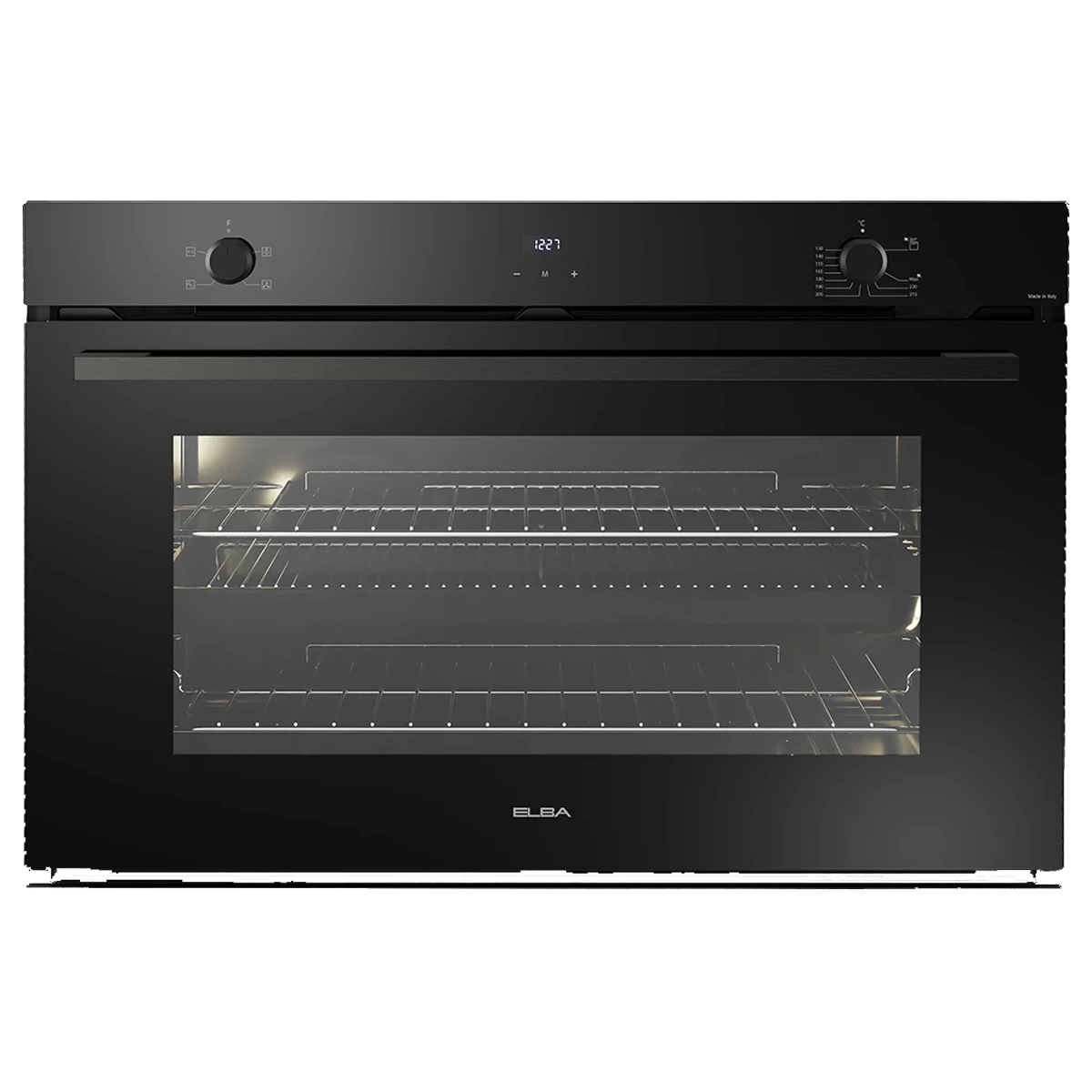 Elba ELIO G90 BK Built-in Gas Oven Black 90 cm 8 Functions 106 L
