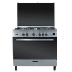 Nara NAXM 9011 / Semi Professional New Gas Cooker 90 cm Cast iron pan support stainless steel with 2 fans