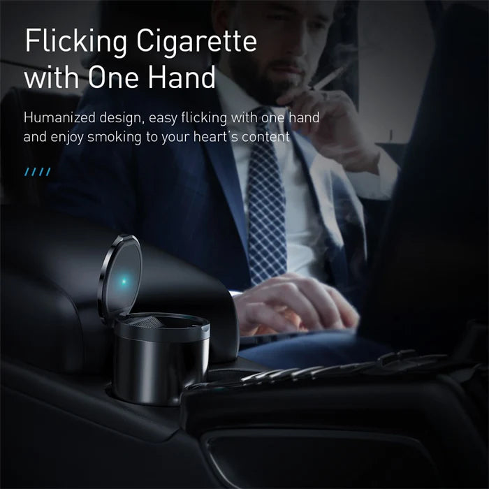 منفضة سجائر سيارة من باسيوس بتصميم أنيق ومتين