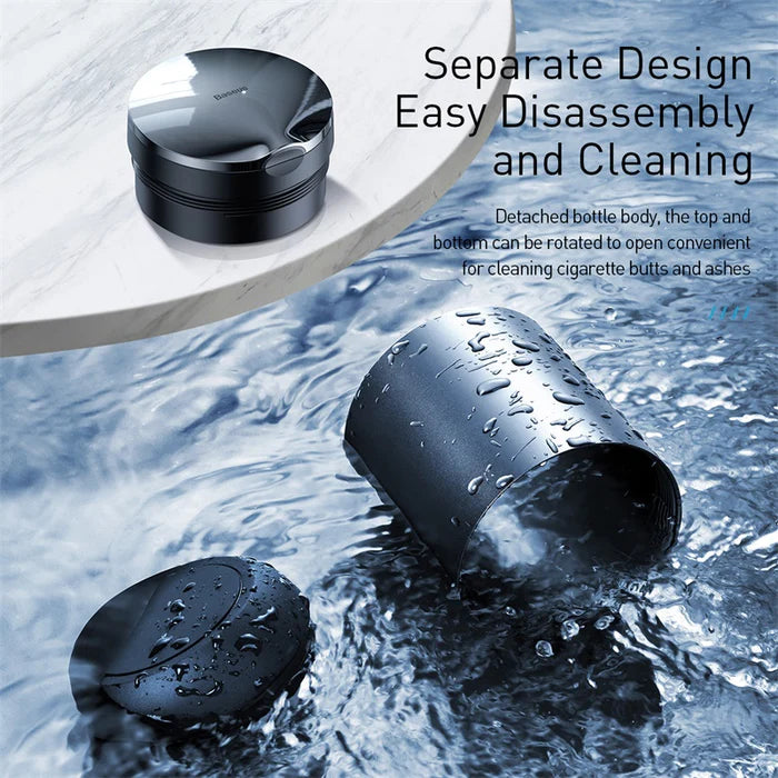 منفضة سجائر سيارة من باسيوس بتصميم أنيق ومتين