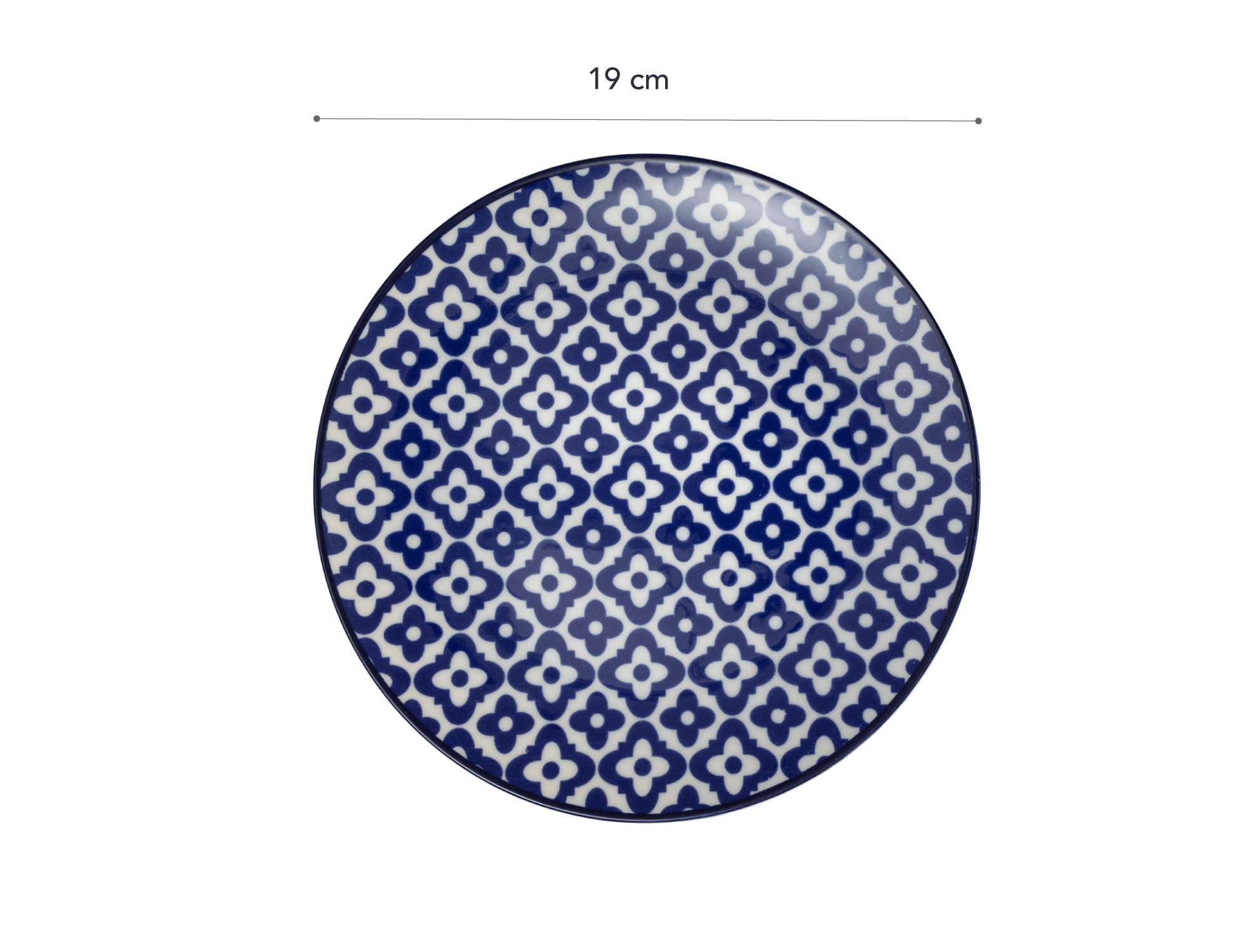 Rêve Bleu Venteux Dessert Plate 19 Cm - Madame Coco JO