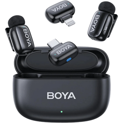 BOYA Mini 12 Dual Wireless Microphone | Type-C & Lightning