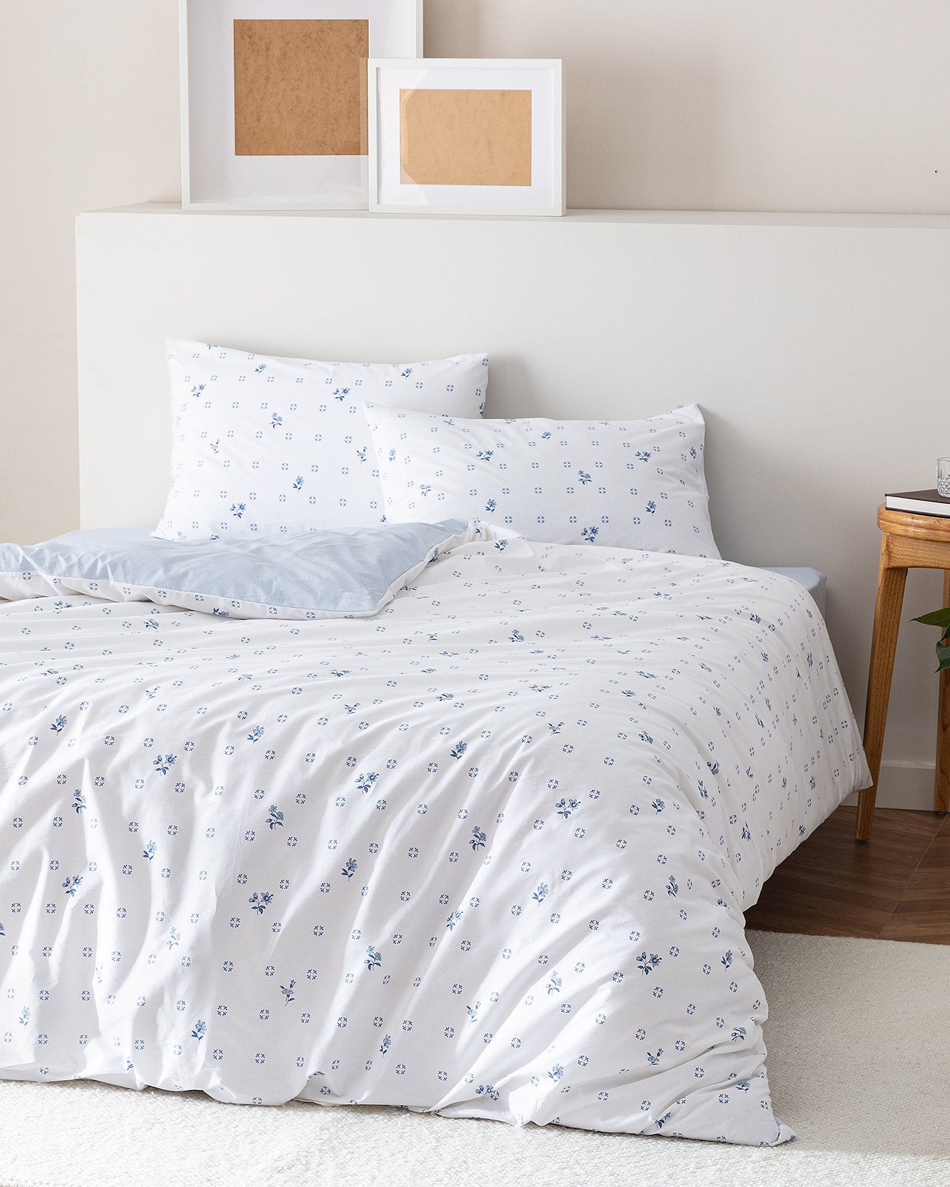 Dace King Size Fitted Duvet Cover Set - Ranforce Patterned - Madame Coco JO