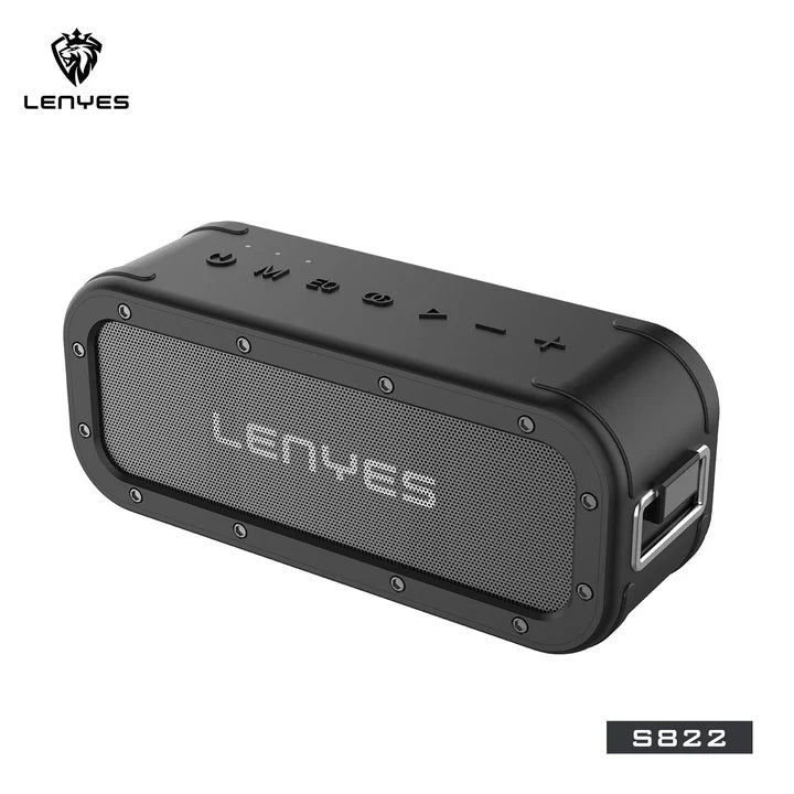 LENYES S822 Wireless Speaker – Deep Bass & LED Portable Sound