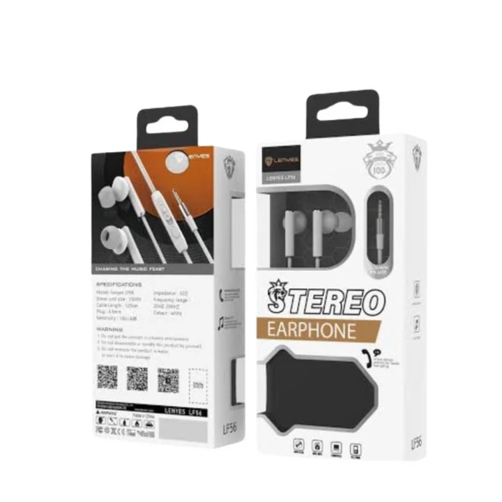 سماعات Lenyes LF56 سلكية داخل الأذن – صوت نقي وراحة