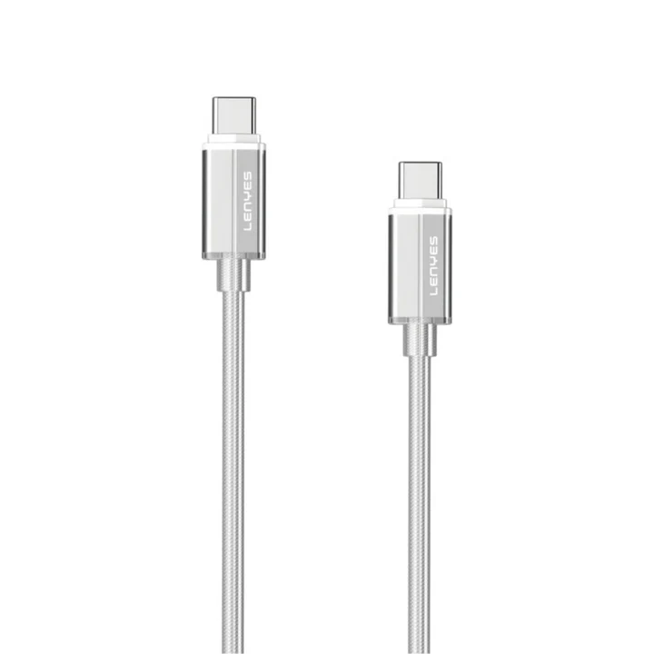 كابل Lenyes LC503TC-TC شحن سريع 60W USB-C شفاف ومتين