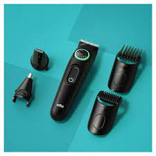Braun Series 3 : 5-in-1 Men's Grooming Kit with Ultra-Sharp Blade, 40 Length Settings - Black