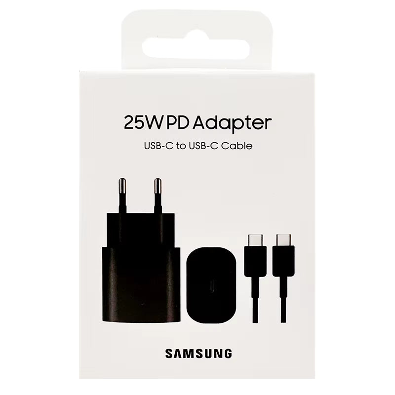 Samsung 25W PD Fast Charger with Type-C to Type-C Cable