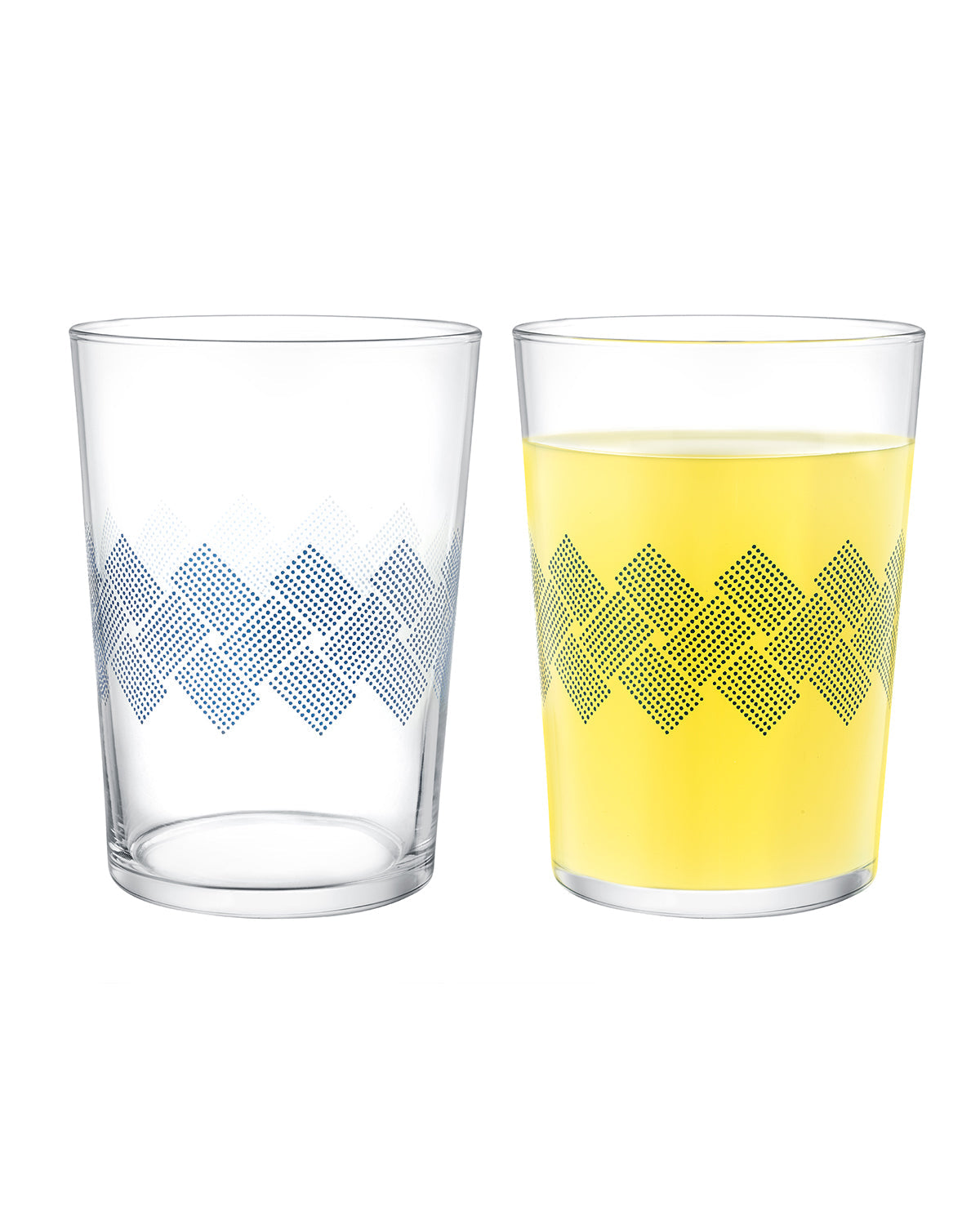Pierretta-blue Rugs 4-piece Beverage Glass Set - Madame Coco JO