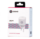 DOMO BRUNO DMC-01 GAN 20W Type-C Charger - White