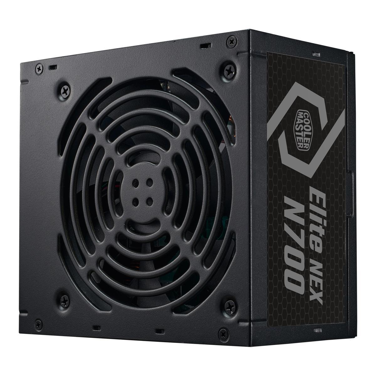 Cooler Master ELITE NEX 700 230V، 700w مصدر طاقة متين وآمن للمبتدئين بكفاءة ≥75%