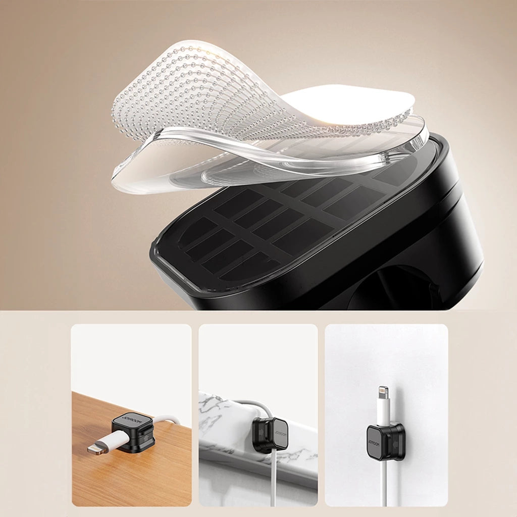 Joyroom JR ZS368 Magnetic Cable Organizer 3 pcs - Black