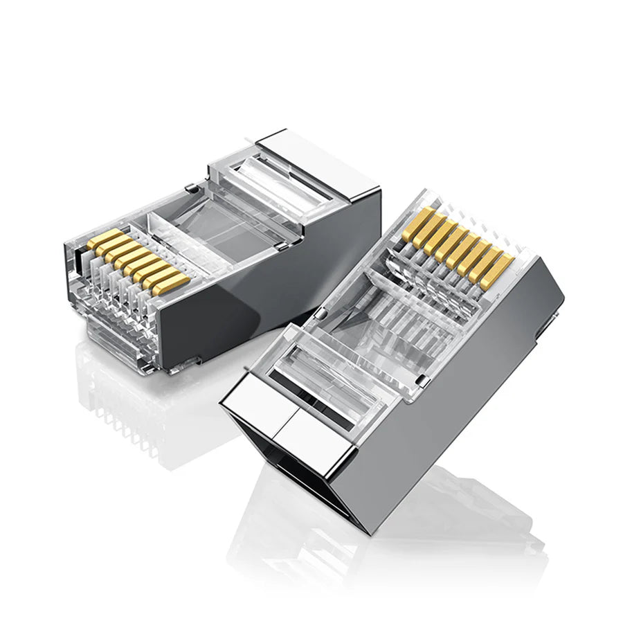 UGREEN رؤوس RJ45 محمية Cat6 - كيس 50 قطعة (موديل 50247)