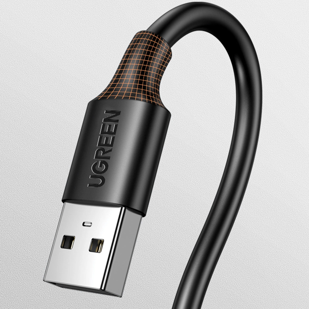 كابل يوجرين USB 2.0 من ذكر إلى ذكر - أسود