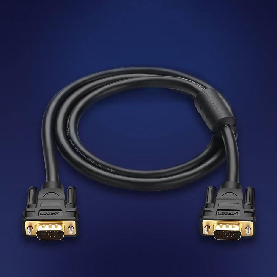 UGREEN VGA Male to Male Cable  (Black)