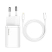 Baseus Super Si 1C Fast Charger 20W with Type C to Lightning Cable