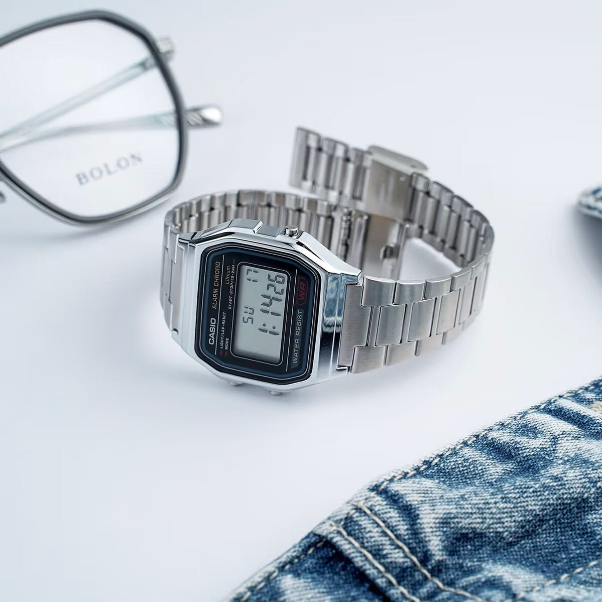 CASIO A158WA-1D MEN WATCH