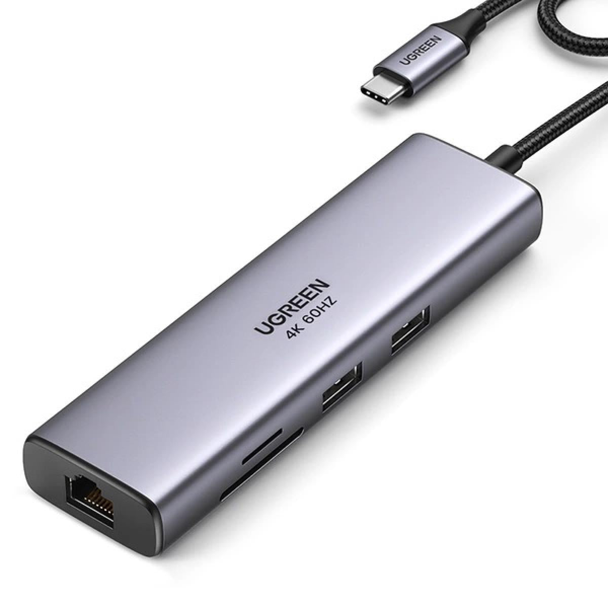 UGREEN 7-in-1 USB-C Hub with 4K HDMI, 100W PD & SD/TF Reader