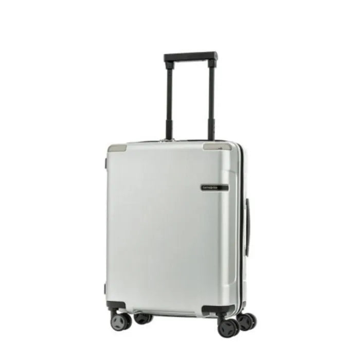 شنطة Samsonite Evoa Spinner 81 سم قابلة للتوسيع – فضي م brushed
