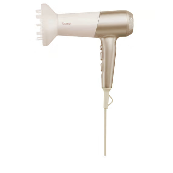 Beurer Hairdryer - Professional Ion Hair Dryer with Diffuser