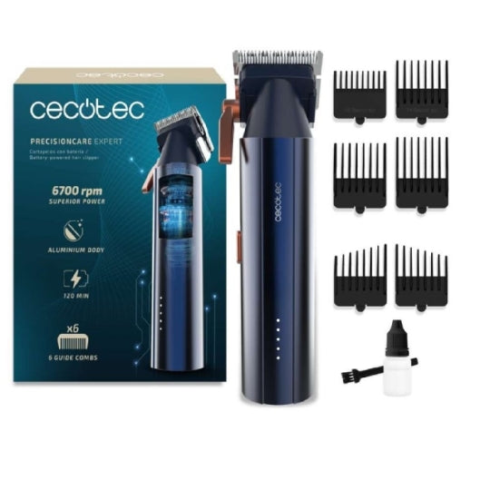 Cecotec PrecisionCare Expert Brushless Hair Clipper 6700 RPM — Professional Home Cuts