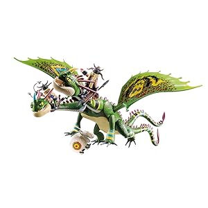 Playmobil Dragon Racing Ruffnut & Tuffnut with Barf & Belch