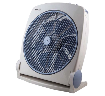 Sona Box Fan 14" with Copper Motor & Timer for Efficient Cooling