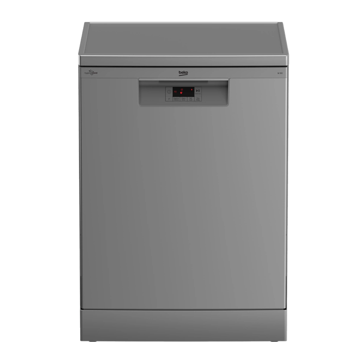 غسالة أطباق بيكو، 6 برامج، 3 أذرع رش، 14 مكانًا - رمادي
