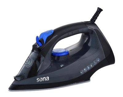 Sona Steam Iron 2200W Ceramic Base 300ml Water Tank | SI-639