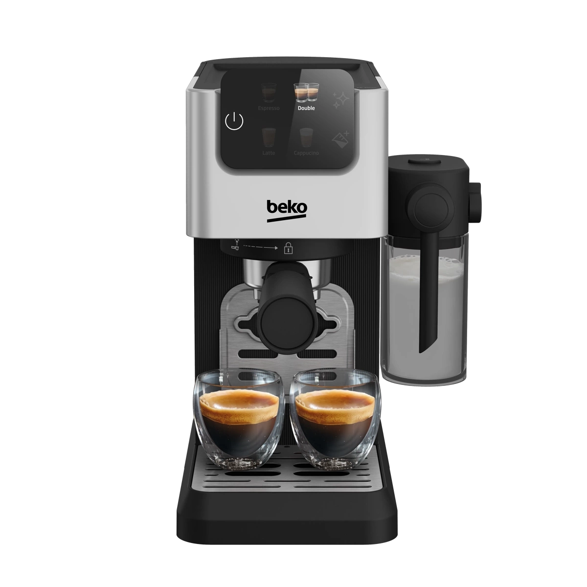 ماكينة صنع القهوة بيكو ١٥ بار مع رغوة الحليب