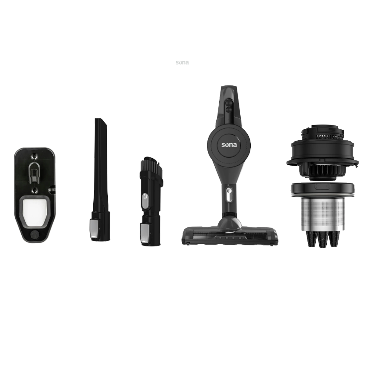 مكنسة لاسلكية سونا 250W تشغيل 30 دقيقة بخفة وسهولة