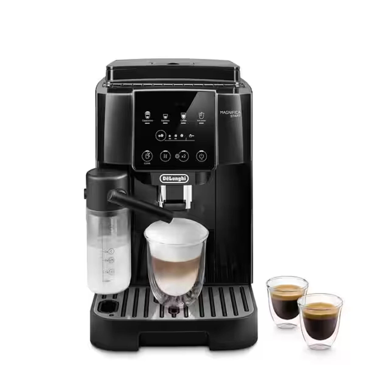 Delonghi Magnifica Start Espresso 15-Bar, Grinder & Milk, Black