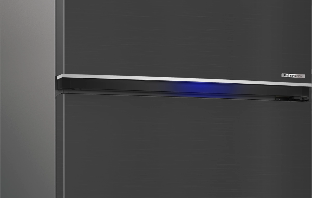 Beko Refrigerator Manhattan Gray 630 L Inverter with Screen A+ | RDNE710E40SXBR