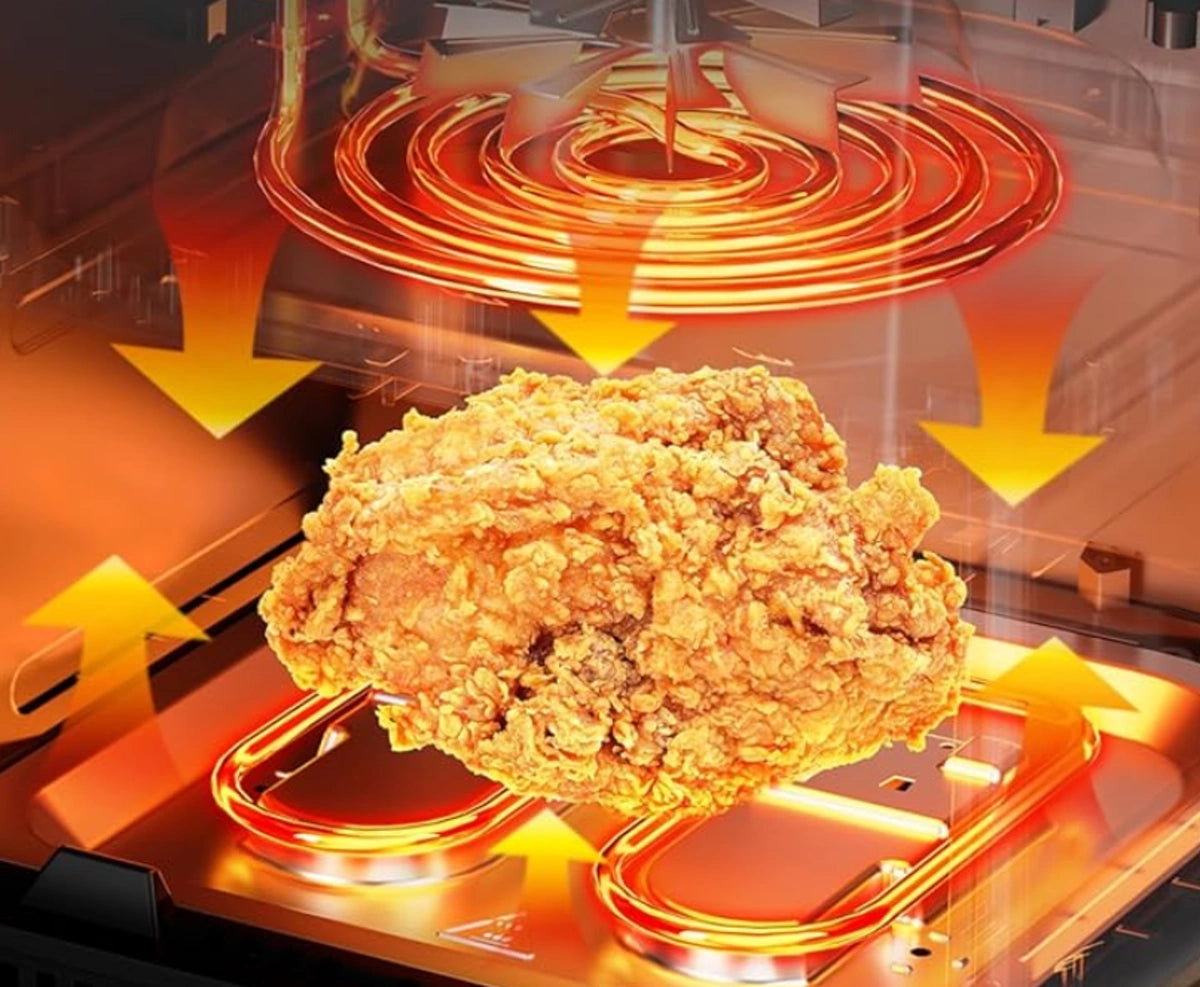 قلاية هوائية سونا 8 لتر سوداء 2000 واط 10 برامج