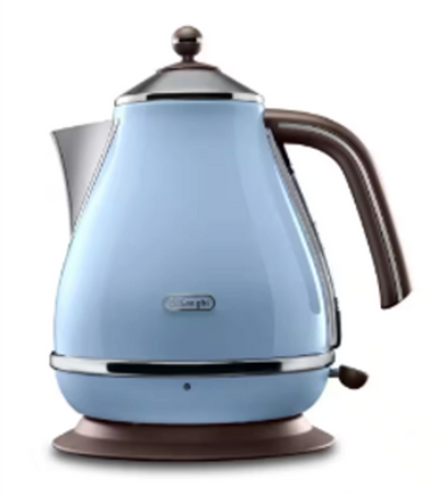 Delonghi Stainless Steel Electric Kettle 2000W 1.7L with Auto Shut Off