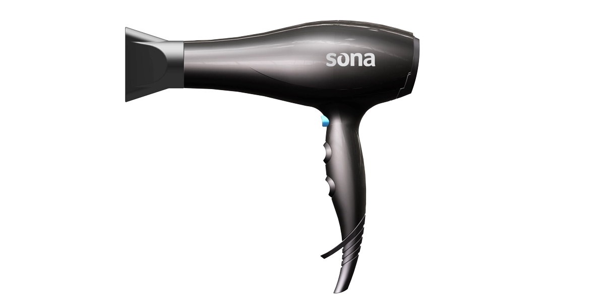 مجفف شعر سونا 2200 واط أيوني SHD-741