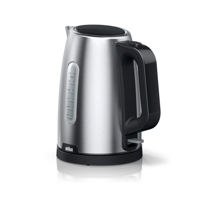 Braun Electric Kettle 2200W 1.7L Stainless Steel Auto Shut-Off Boil-Dry Protection – Black (WK1500BK)